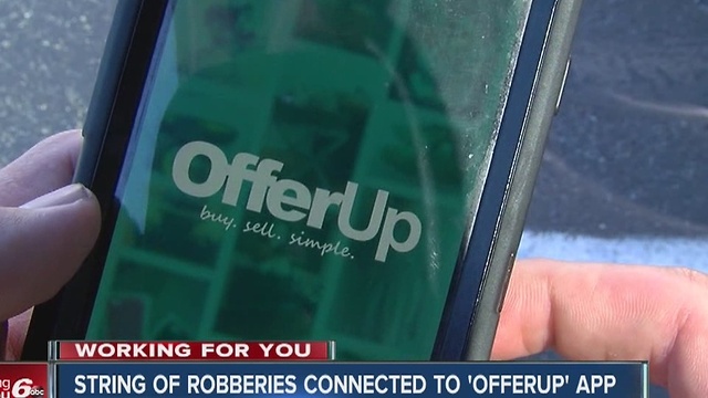 String of robberies connected to 'OfferUp' app