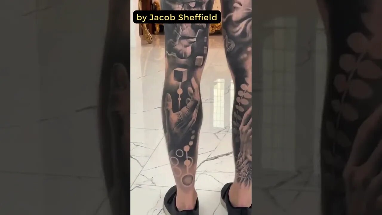 Stunning work by Jacob Sheffield #shorts #tattoos #inked #youtubeshorts