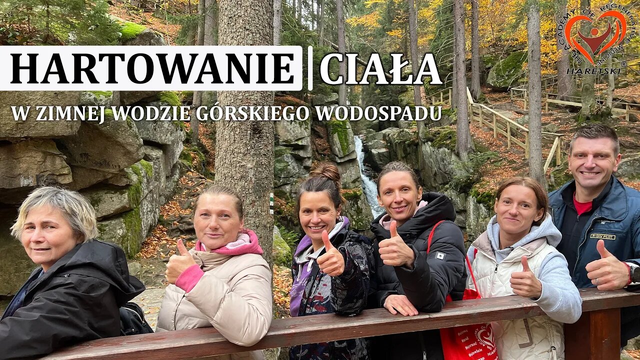 Hartowanie Ciała w Zimnej Wodzie Górskiego Wodospadu #morsowanie. Haretski. Medycyna Regeneracyjna.