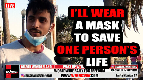 I'LL WEAR A MASK TO SAVE ONE PERSON'S LIFE