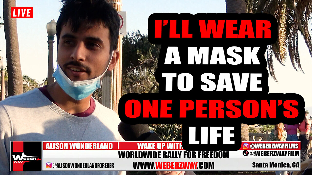 I'LL WEAR A MASK TO SAVE ONE PERSON'S LIFE