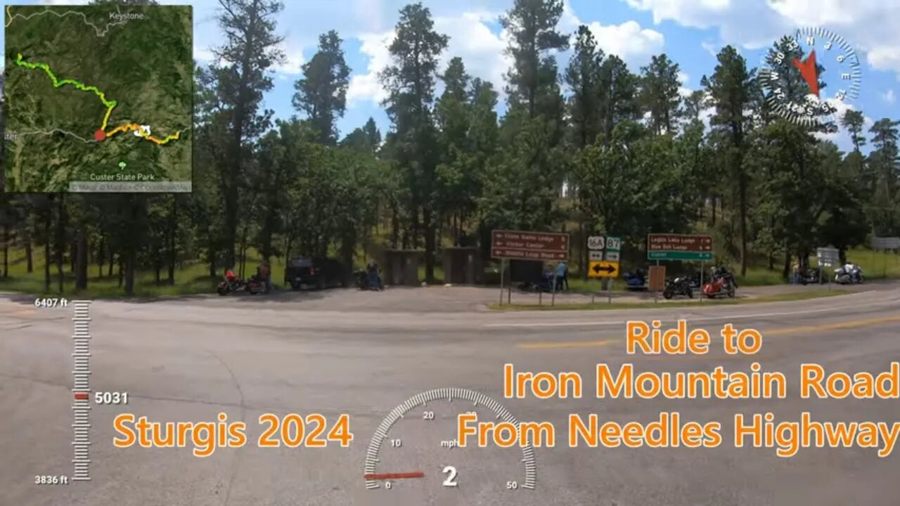 Sturgis 2024 Ride to Iron Mountain Road Motorcycle Ride