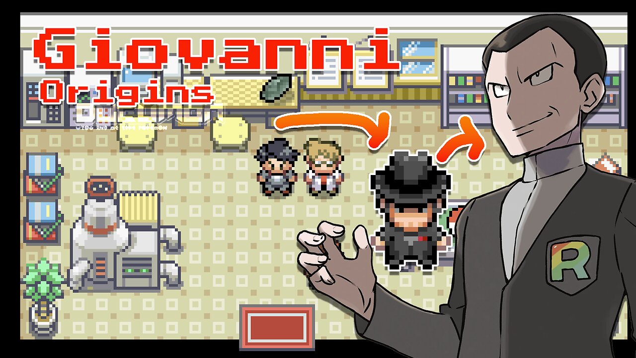 Pokemon Giovanni Origins - Fan-Made Game you play as childhood friends of Giovanni 20y before