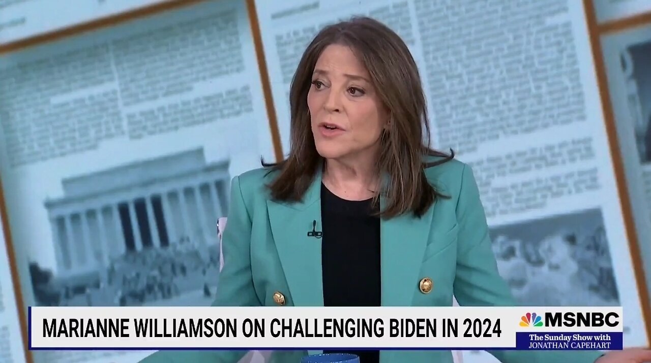 Biden's Nice But I'm Running Against Him In 2024: Marianne Williamson