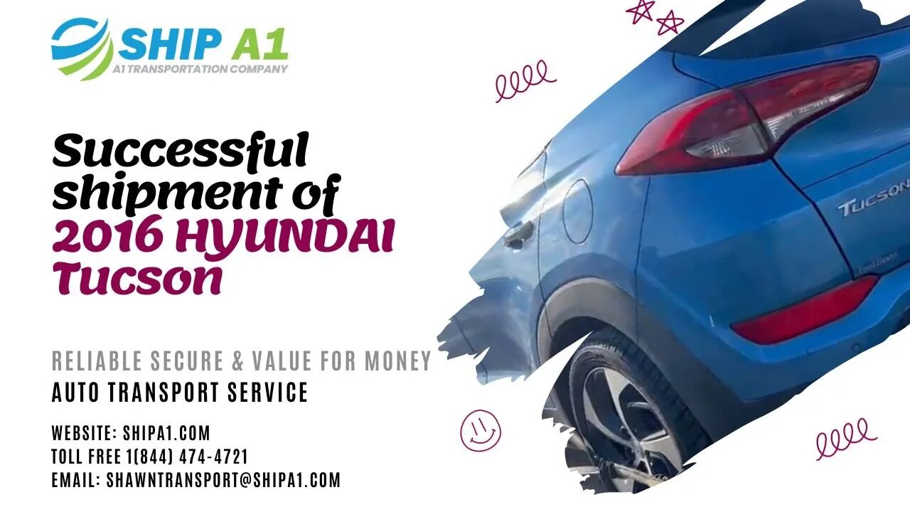 Successful shipment of 2016 Hyundai Tucson Done By ShipA1 Transport | @shipA1392
