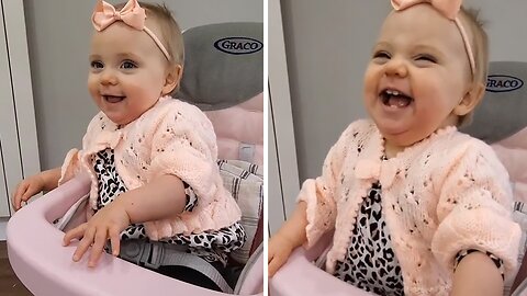 Baby Lights Up When She Hears Her Favorite Artist
