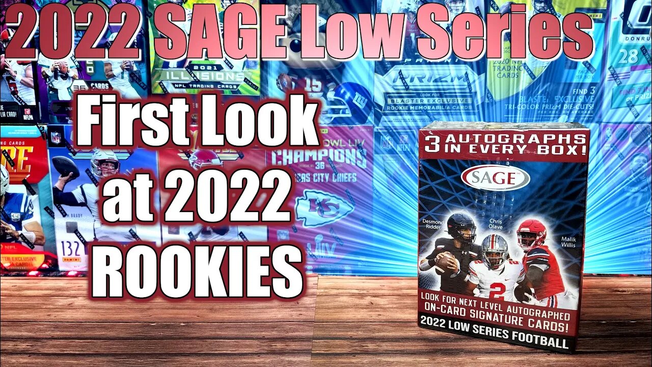 2022 Sage Low Series Blaster Box | First Look at 2022 Rookies - Hey They Did Better Than Last Year