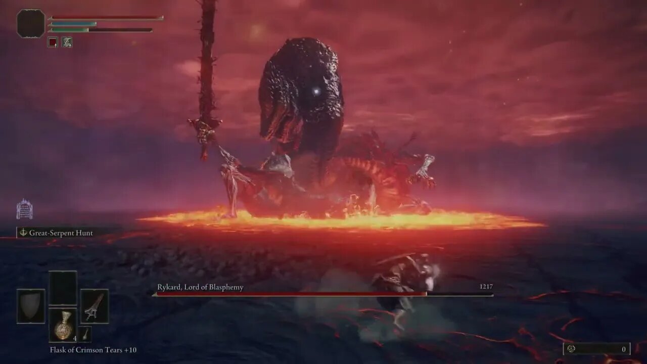 Elden Ring Rykard Lord of Blasphemy Solo No Summons etc Boss Battle