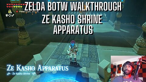 ZE KASHO SHRINE APPARATUS WALKTHROUGH ZELDA BOTW