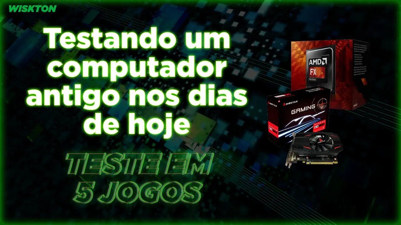 Testando um computador antigo nos dias de hoje