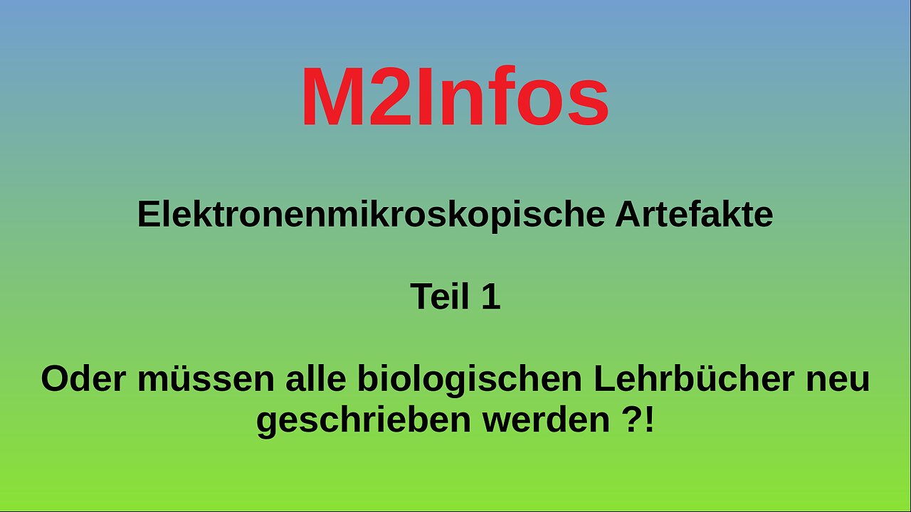 Elektronenmikroskopische Artefakte – Teil 1