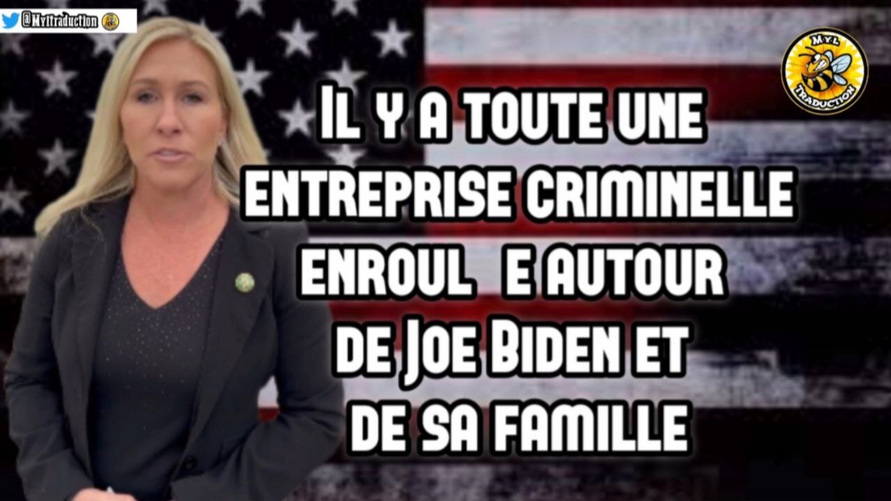 Il y a toute une entreprise criminelle enroulée autour de Joe Biden et de sa famille.