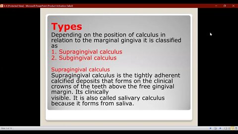 Periodontology L7 (Dental calculus)