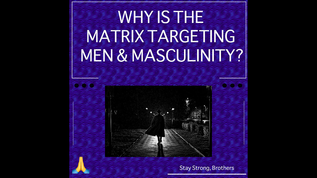 Why Is The Matrix Attacking Masculinity & Men?