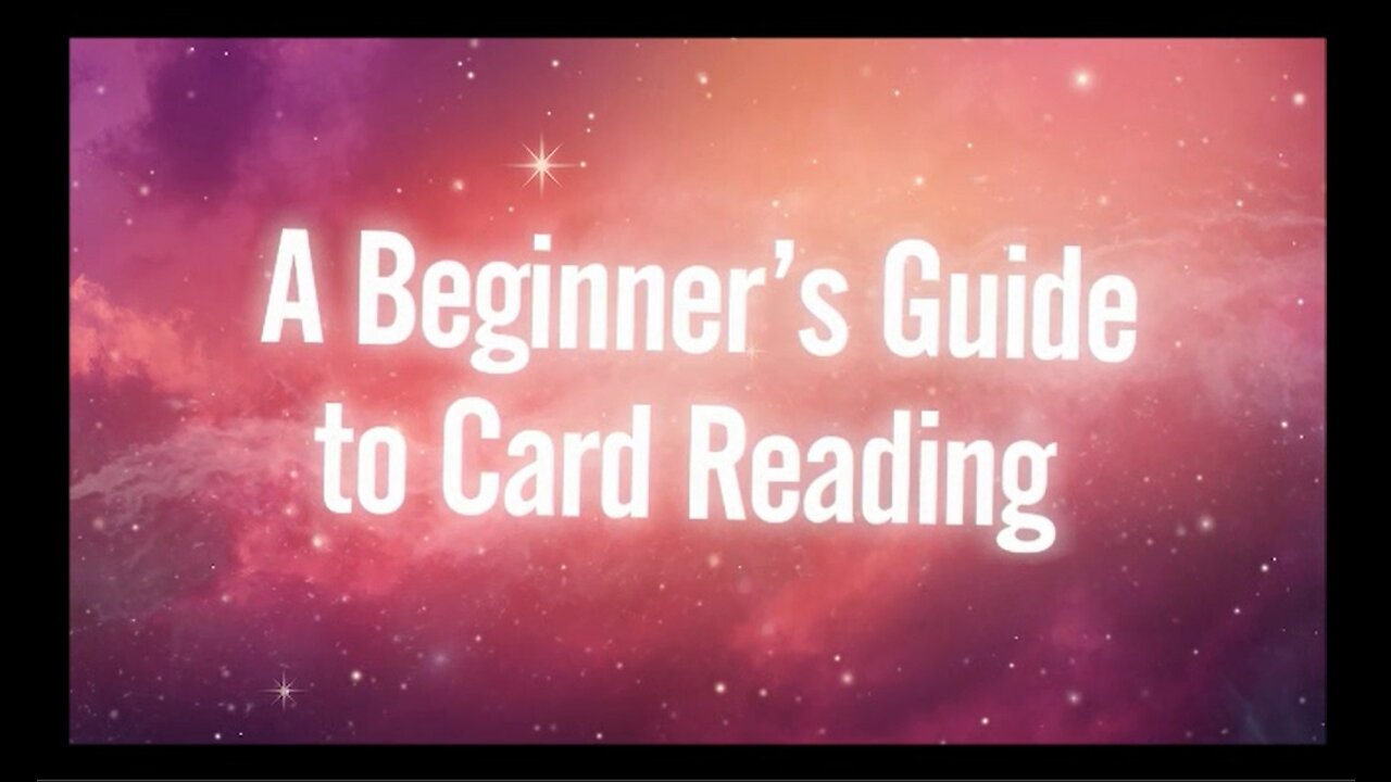 💫 ✨ Divination Tool : Card Reading Introduction for Beginner's Guide