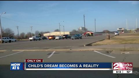 Muskogee PD helps child achieve dream