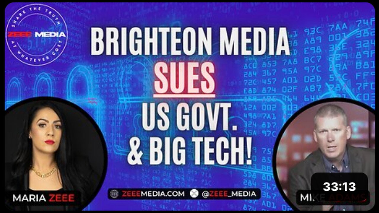 Mike Adams & Jason Fyk - Brighteon Media SUES US Govt. & Big Tech!