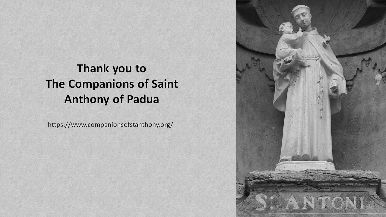 Prayer to Saint Anthony of Padua