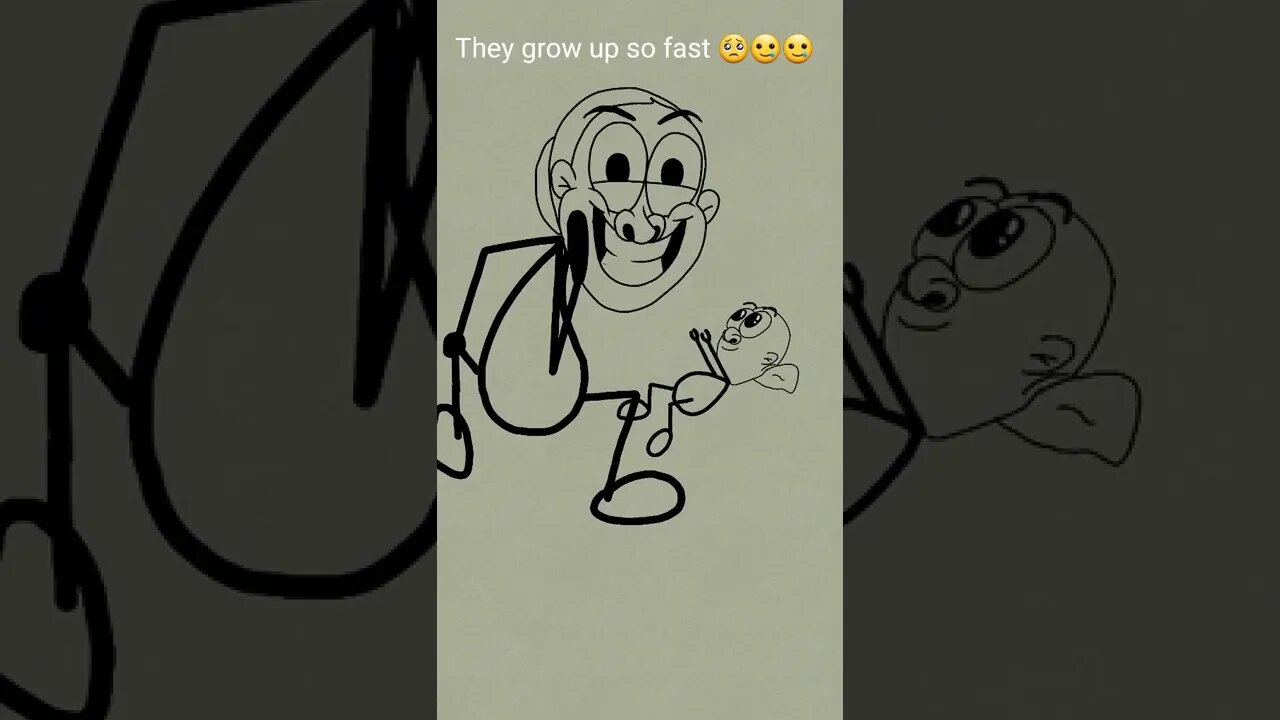 They grow up so fast🥺😂 #kids #animation #memes #funny #shorts