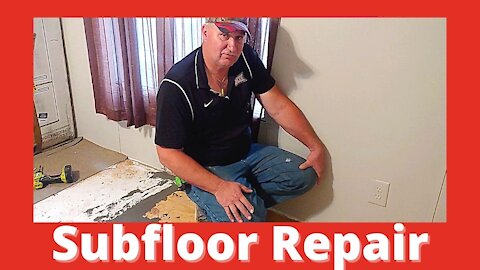 Mobile Home Subfloor - Water Damage Repair