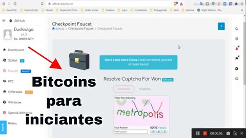 Criptomoedas em missões grátis para iniciantes