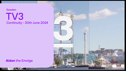 TV3 (Sweden) - Continuity (30th June 2024)