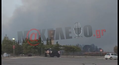 Πύρινη κόλαση στη Βαρυμπόμπη | makeleio.gr