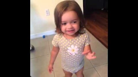 Adorable little girl has perfected the art of attitude!!! Prepare to laugh and be amazed.