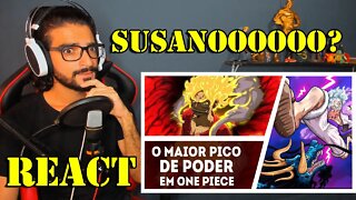 REACT - O MAIOR PODER DE ONE PIECE- O SUSANOO DE KAIDO E O GOLPE DIVINO DE LUFFY EXPLICADOS-ONEPIECE