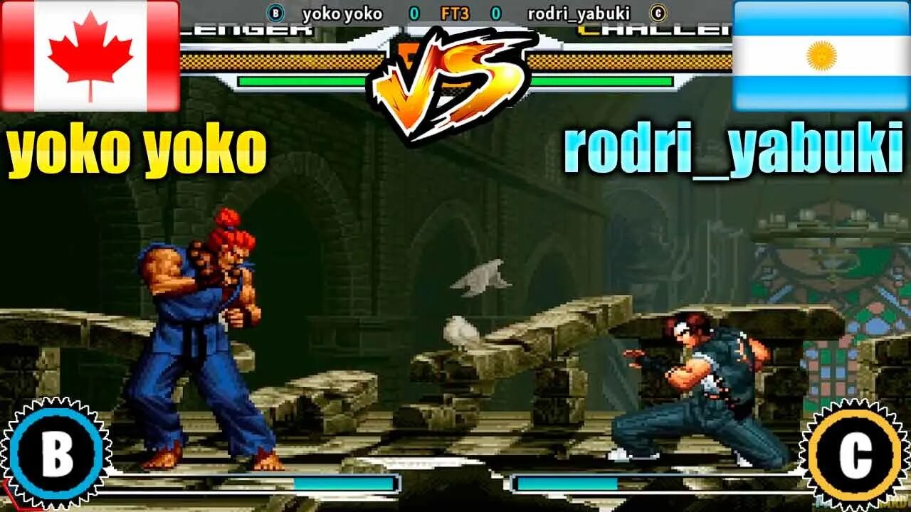 SNK vs. Capcom: SVC Chaos Super Plus (yoko yoko Vs. rodri_yabuki) [Canada Vs. Argentina]