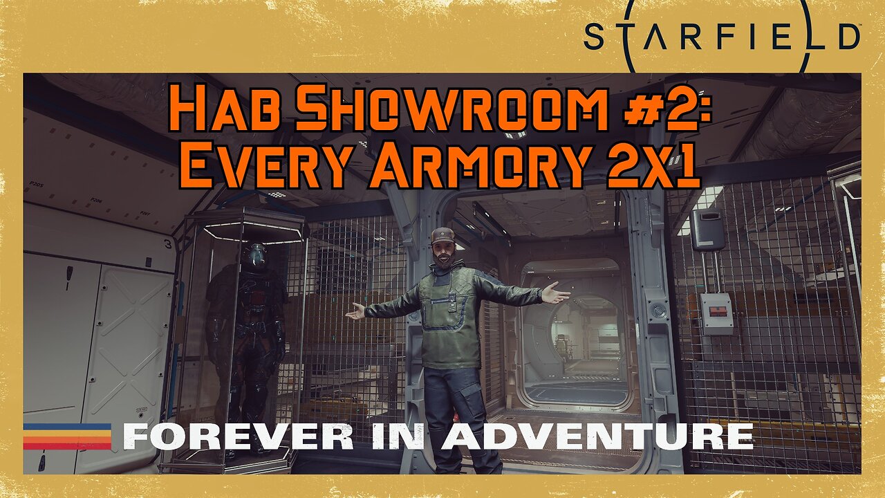 Starfield Hab Showroom 2: Every 2x1 Armory