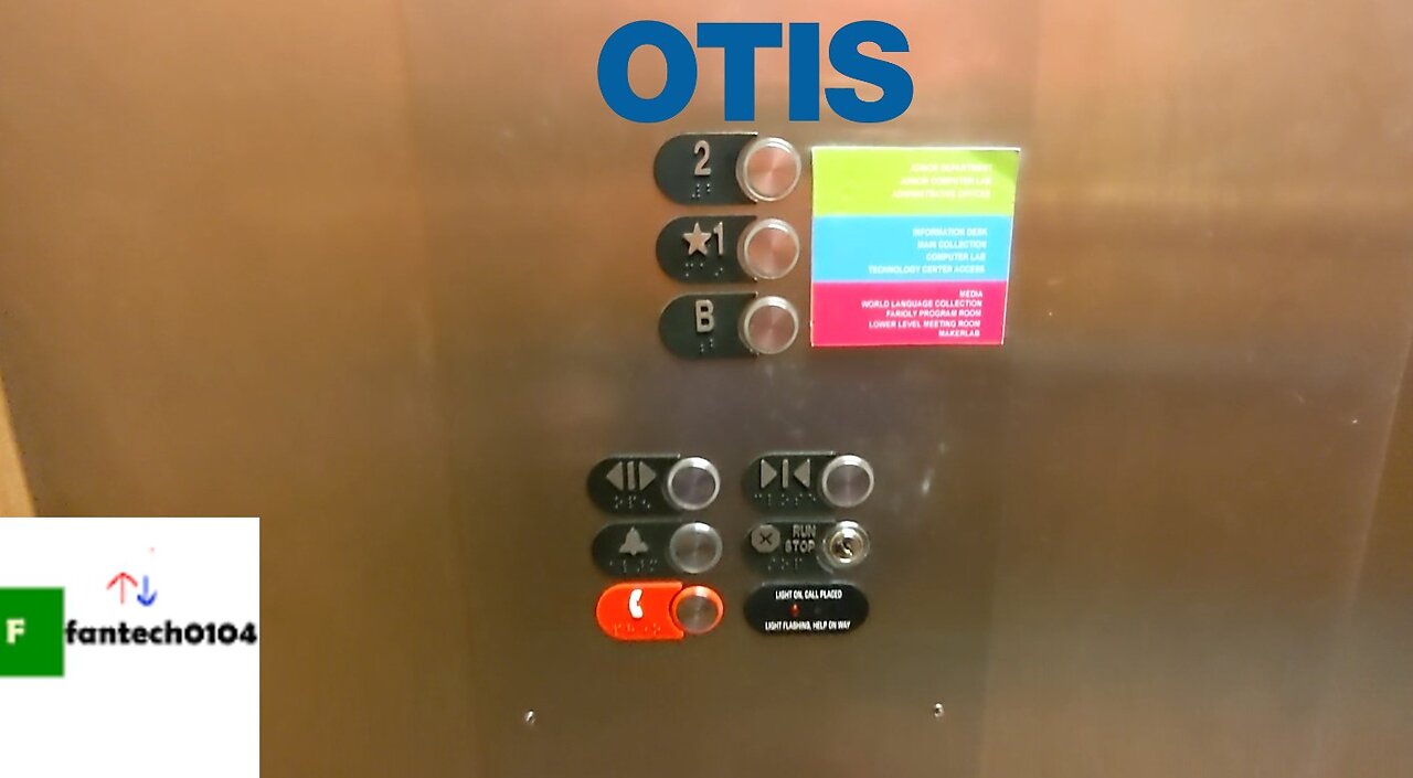 Otis Hydraulic Elevator @ Danbury Public Library - Danbury, Connecticut