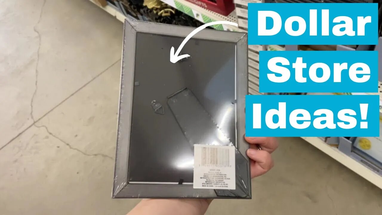 Grab a Dollar Store picture frame for this brilliant decor hack!