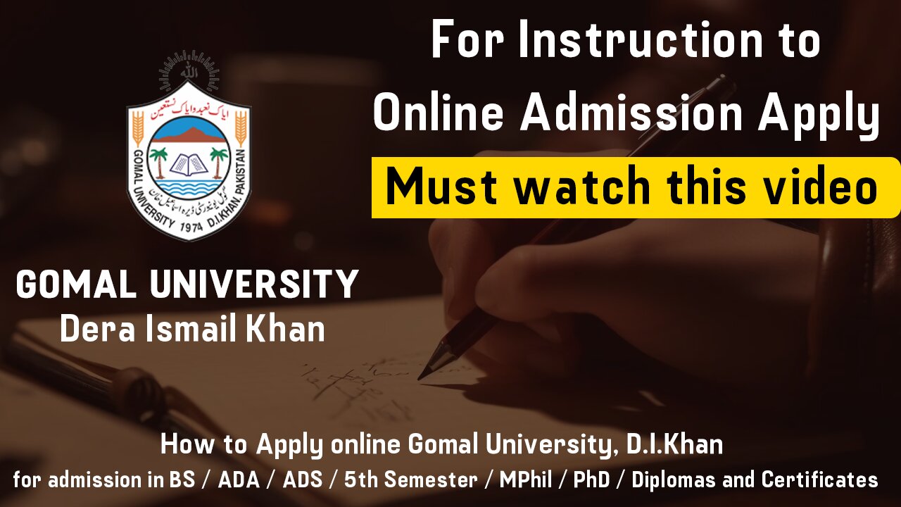 For Instruction to Online Admission Apply Must watch this video