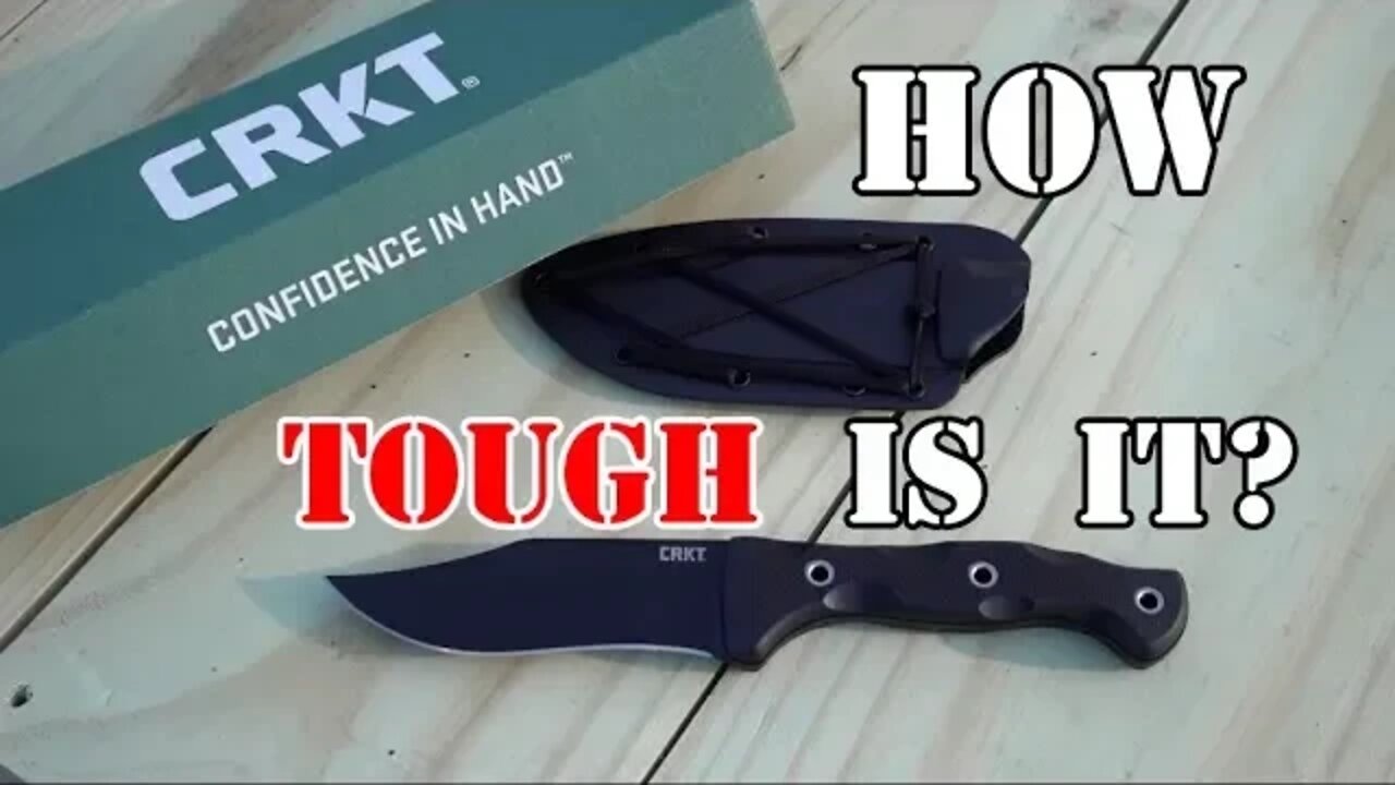 The CRKT Rakkasan... Can it split a bullet?...