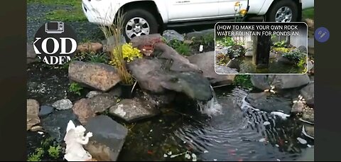 👍😁DIY POND FATERFALL😁👍