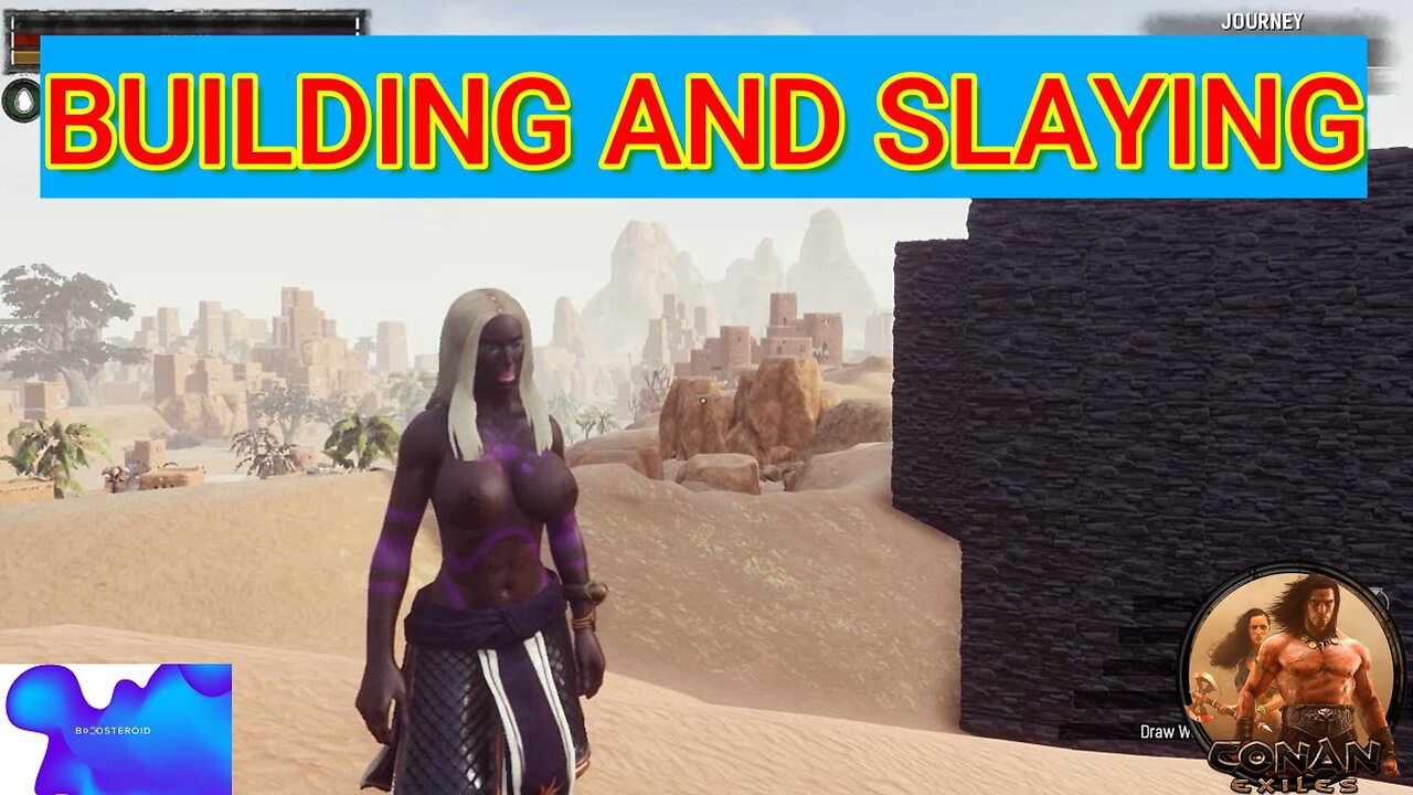 Conan Exiles, Building, Slaying, Busty #Boosteroid #conanexiles