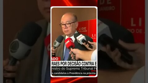 Gilmar Mendes defende Moraes por decisão contra empresários | @SHORTS CNN