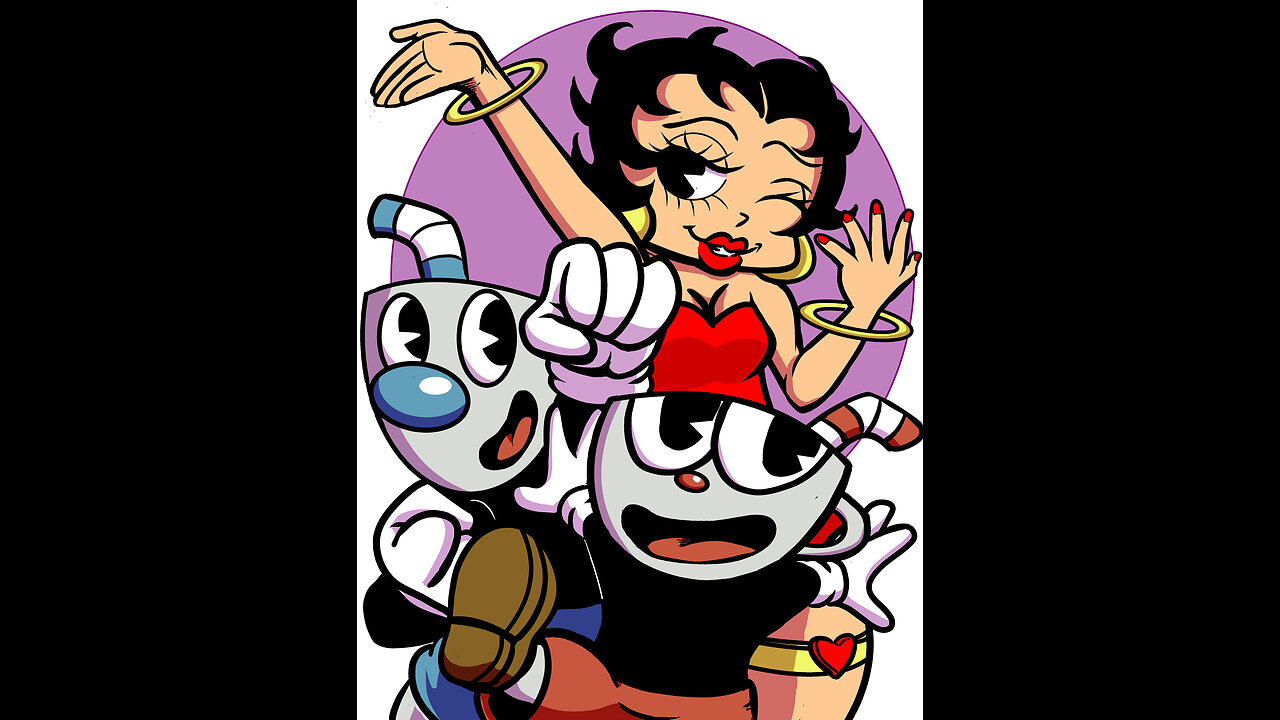 Betty Boop x Cuphead ART live