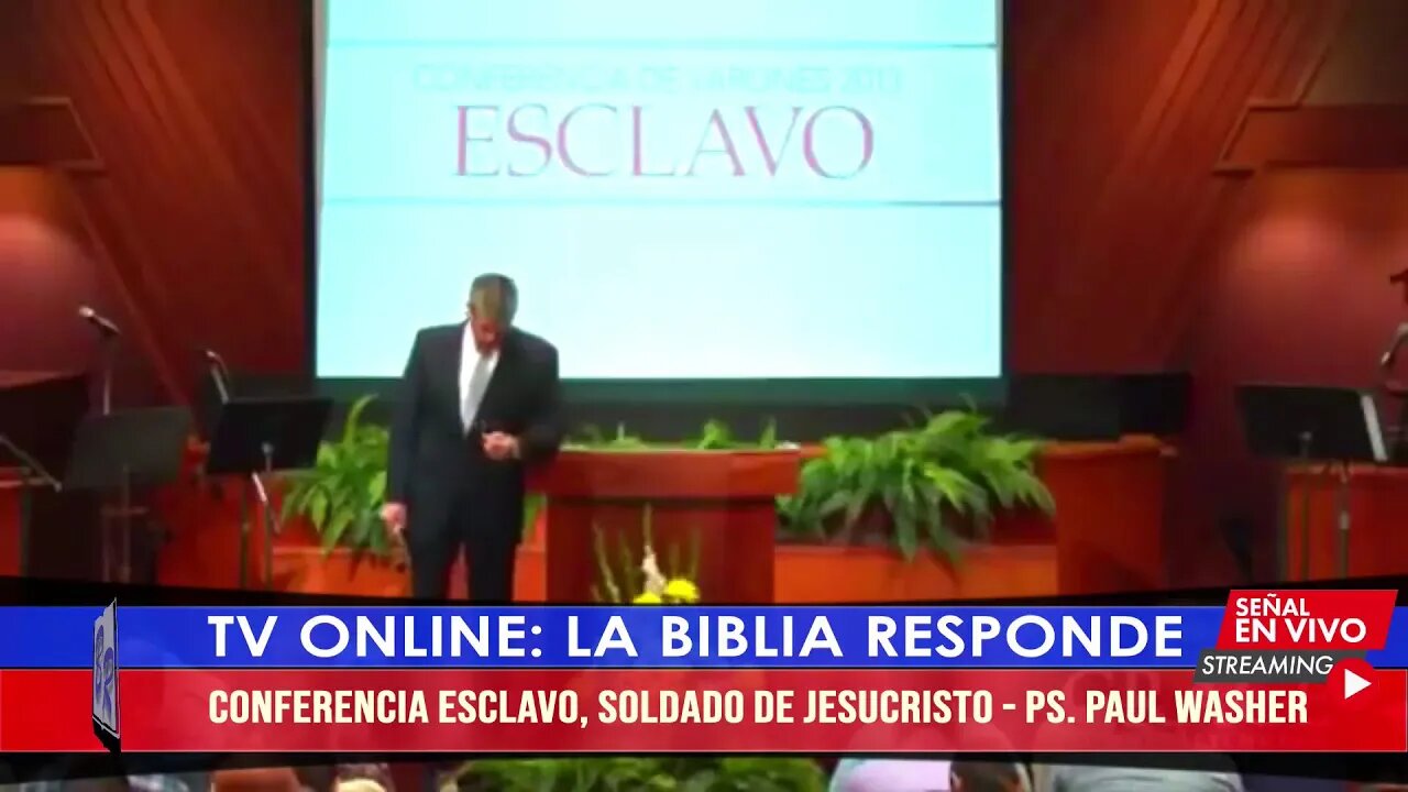 CONFERENCIA ESCLAVO, SOLDADO DE JESUCRISTO - PS. PAUL WASHER