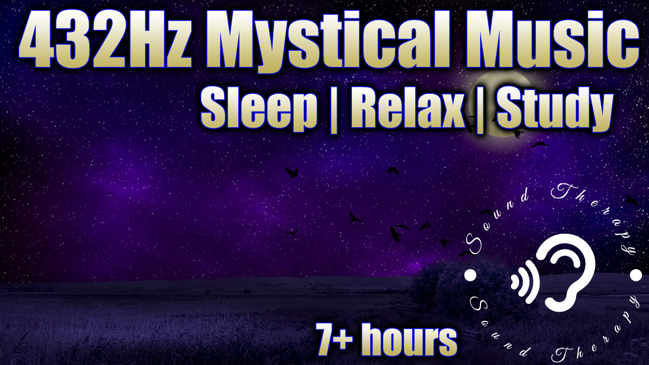 Deep Sleep | Meditation | Relaxing Music | HD Stereo | 432Hz | Black Screen