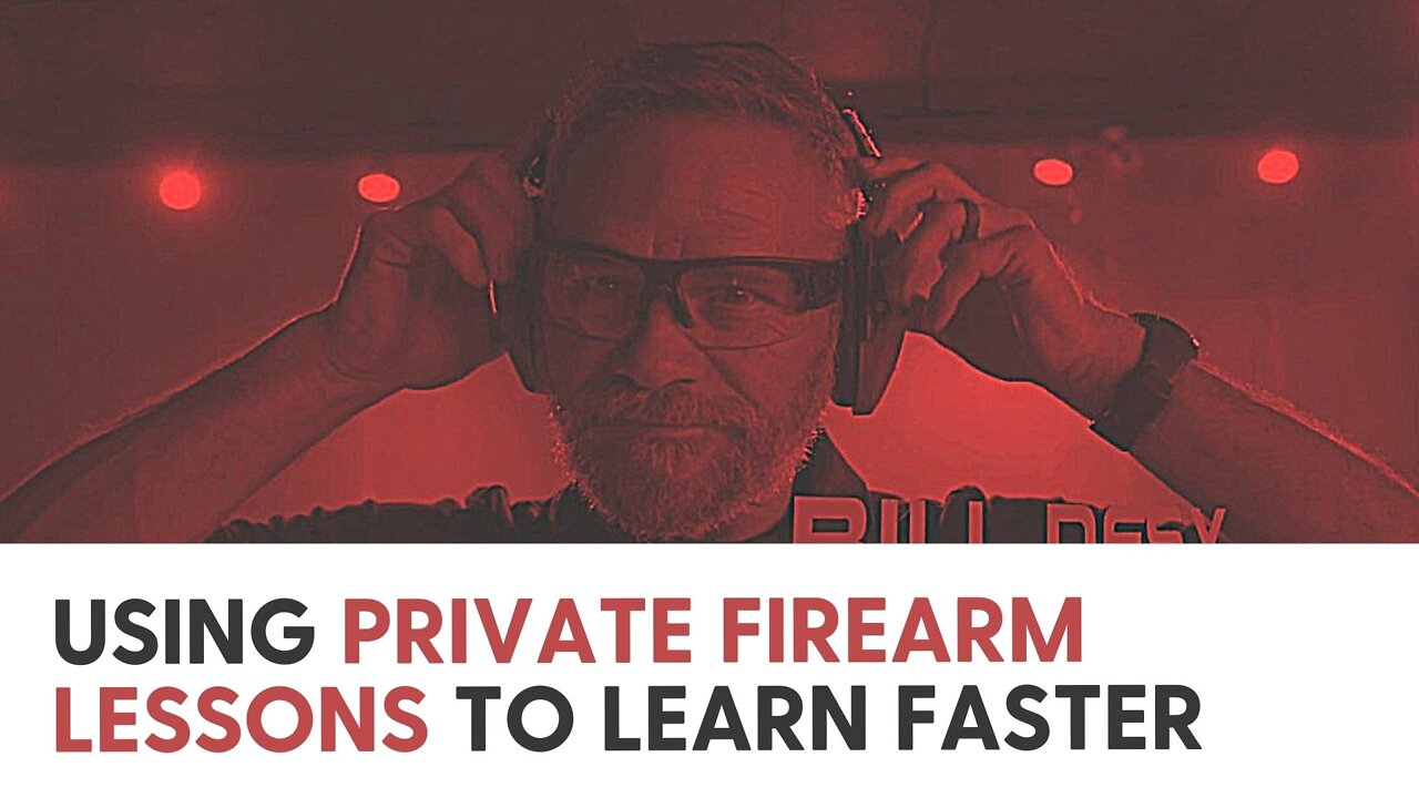 Using private firearm lessons to learn faster