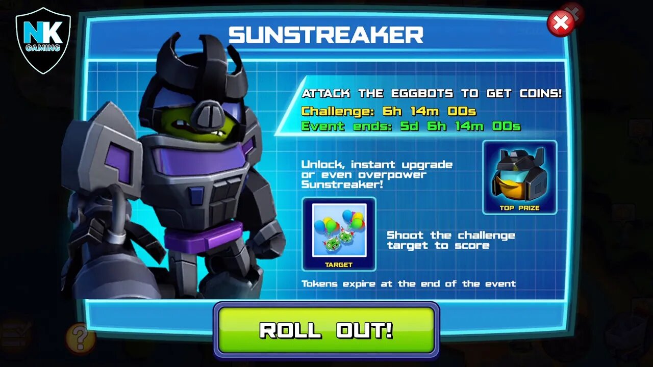 Angry Birds Transformers 2.0 - Sunstreaker - Day 1