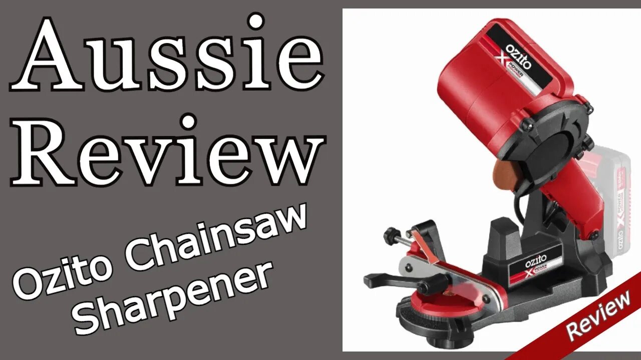 Ozito PXC 18v Cordless Chainsaw Chain Sharpener From Bunnings 1yr Review