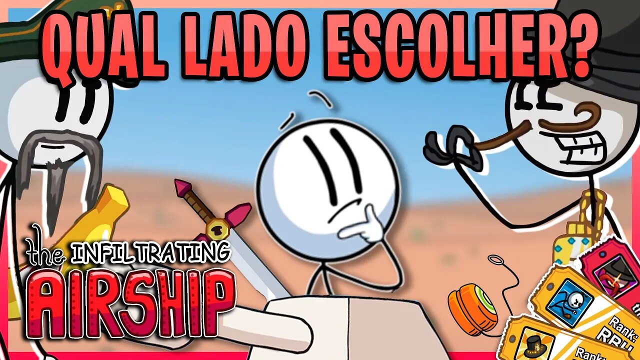 Completando os achievements de Infiltrating the Airship Henry Stickmin