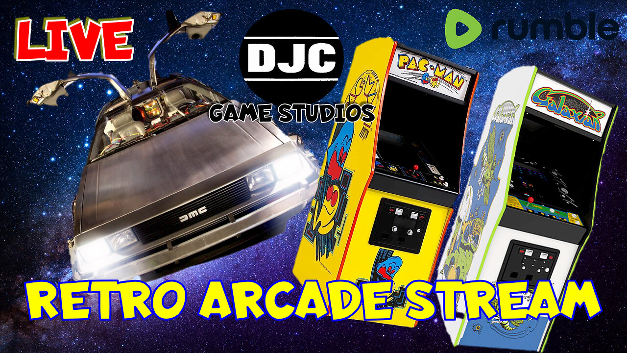 RETRO ARCADE STREAM - Live With DJC