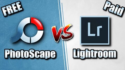 Photoscape X VS Lightroom!