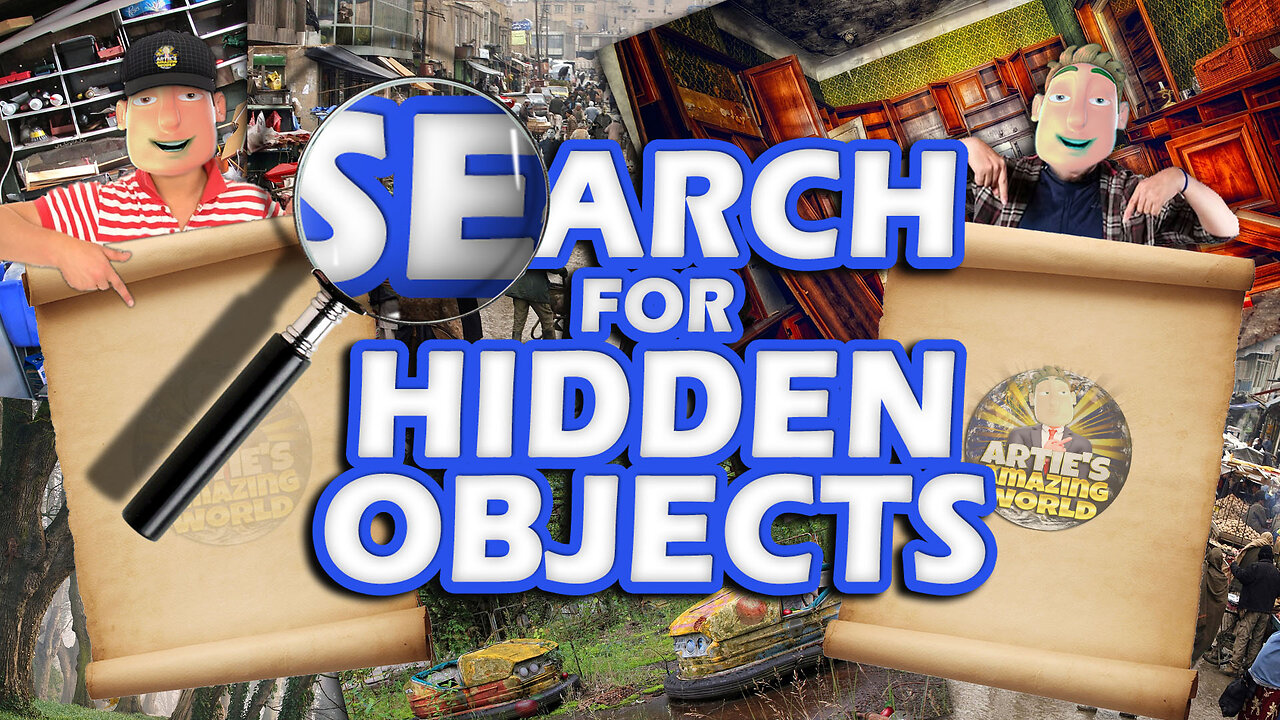 FIND THE HIDDEN OBJECTS | How fast can you find the hidden objects?