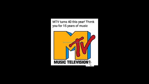 I Want My MTV 🎶 🎵