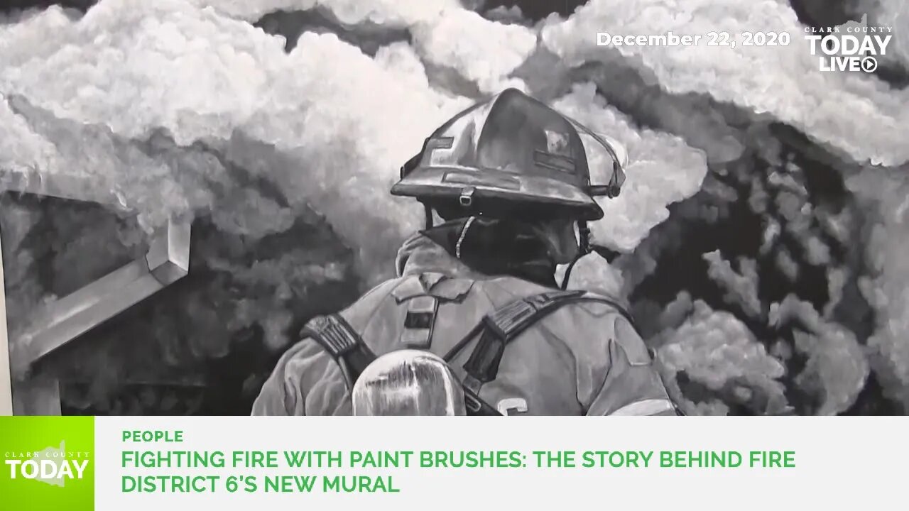 Fighting fire with paint brushes: The story behind Fire District 6’s new mural